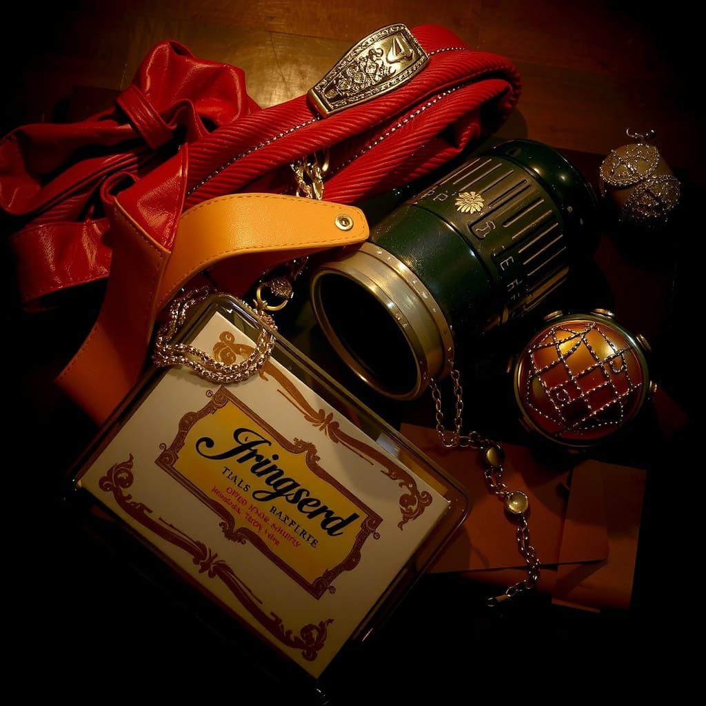 Shiny Metallic Objects with Gleaming Reflections