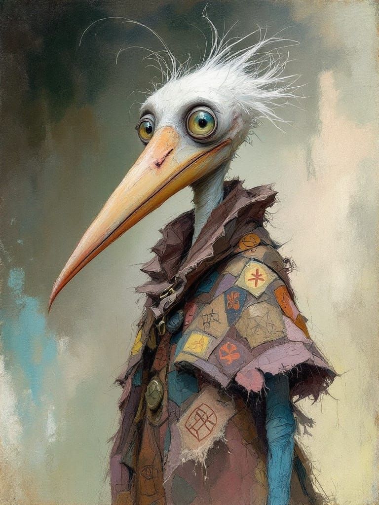 Impressionist Figure in Forgotten Robes