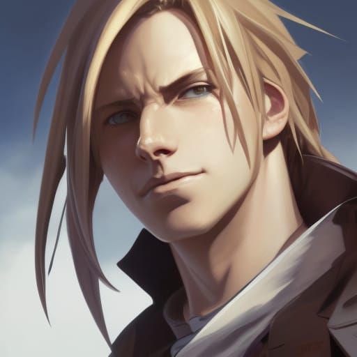 Detailed Portrait Inspired by Art Nouveau