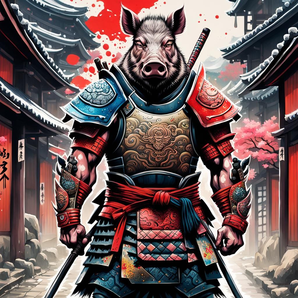 Inoshishi samurai