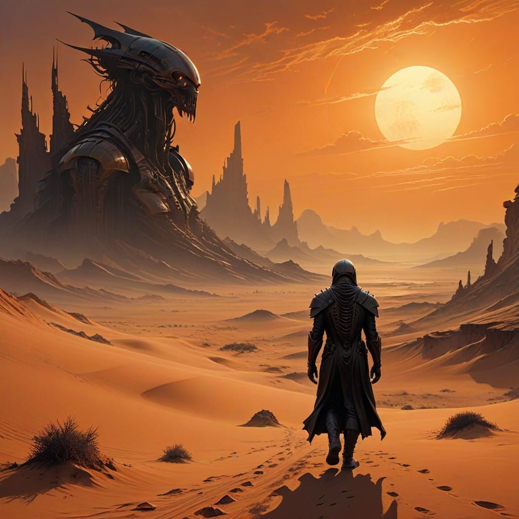 Fremen Messiah Approaches the Rocky Sietch