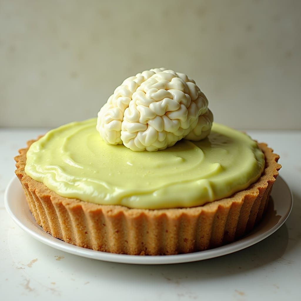 Brain Rot Over Key Lime Pie: AI Art