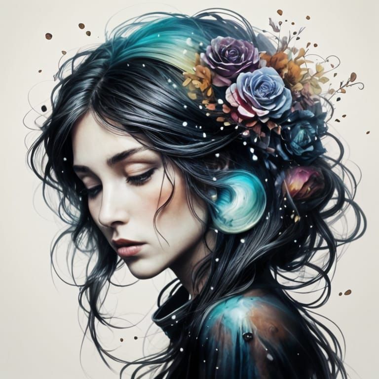 Ethereal Surrealism in Dark Chocolate Hues