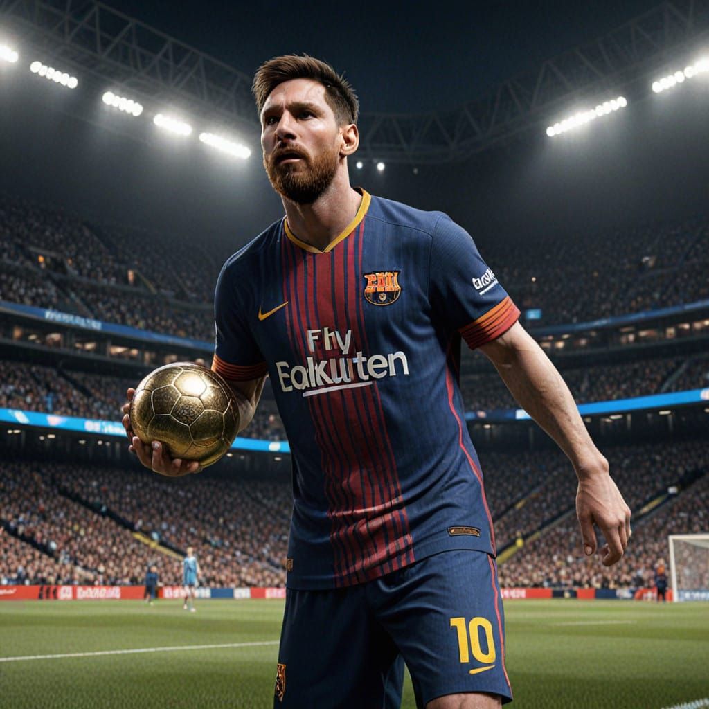 Messi in Ancient Stadium Glory