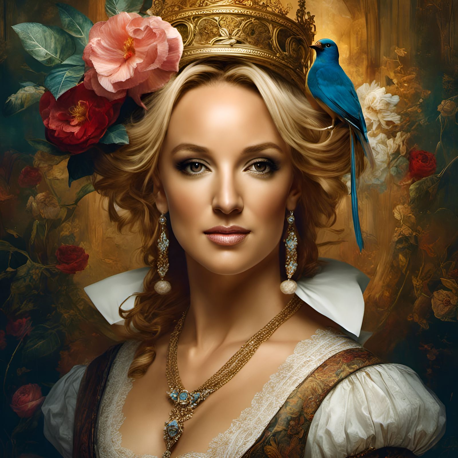 Brittney Spears as Shakespeare: Portrait