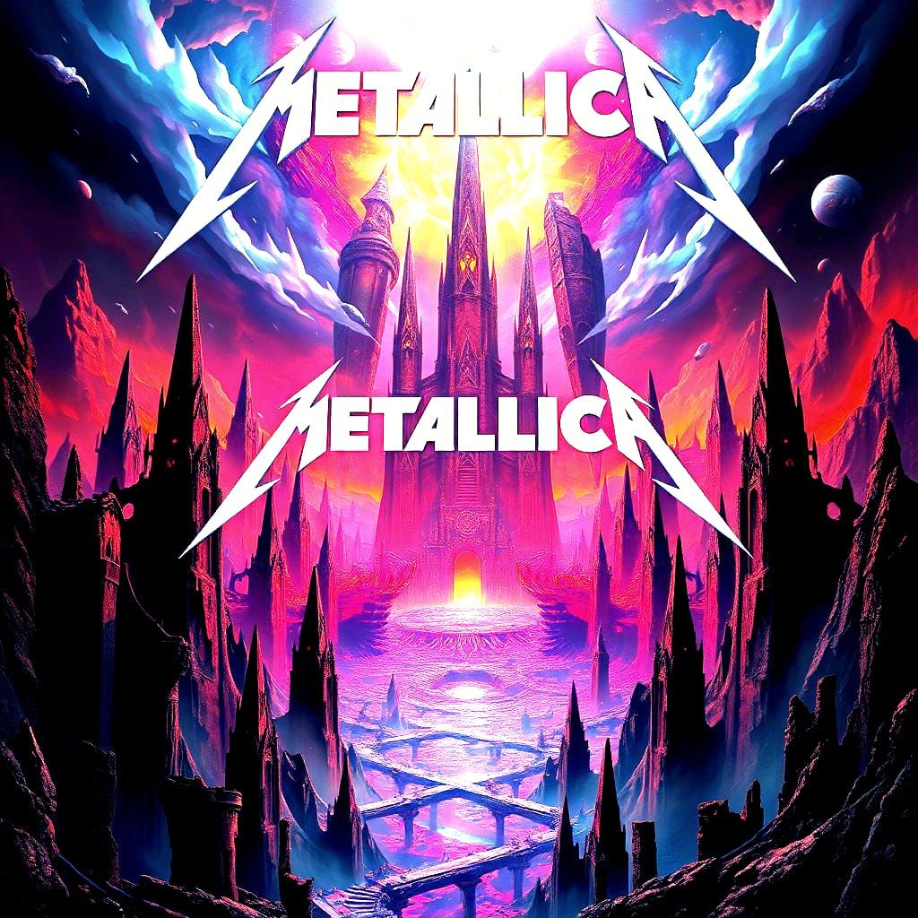 Detailed Metallica Album Cover Concept Art