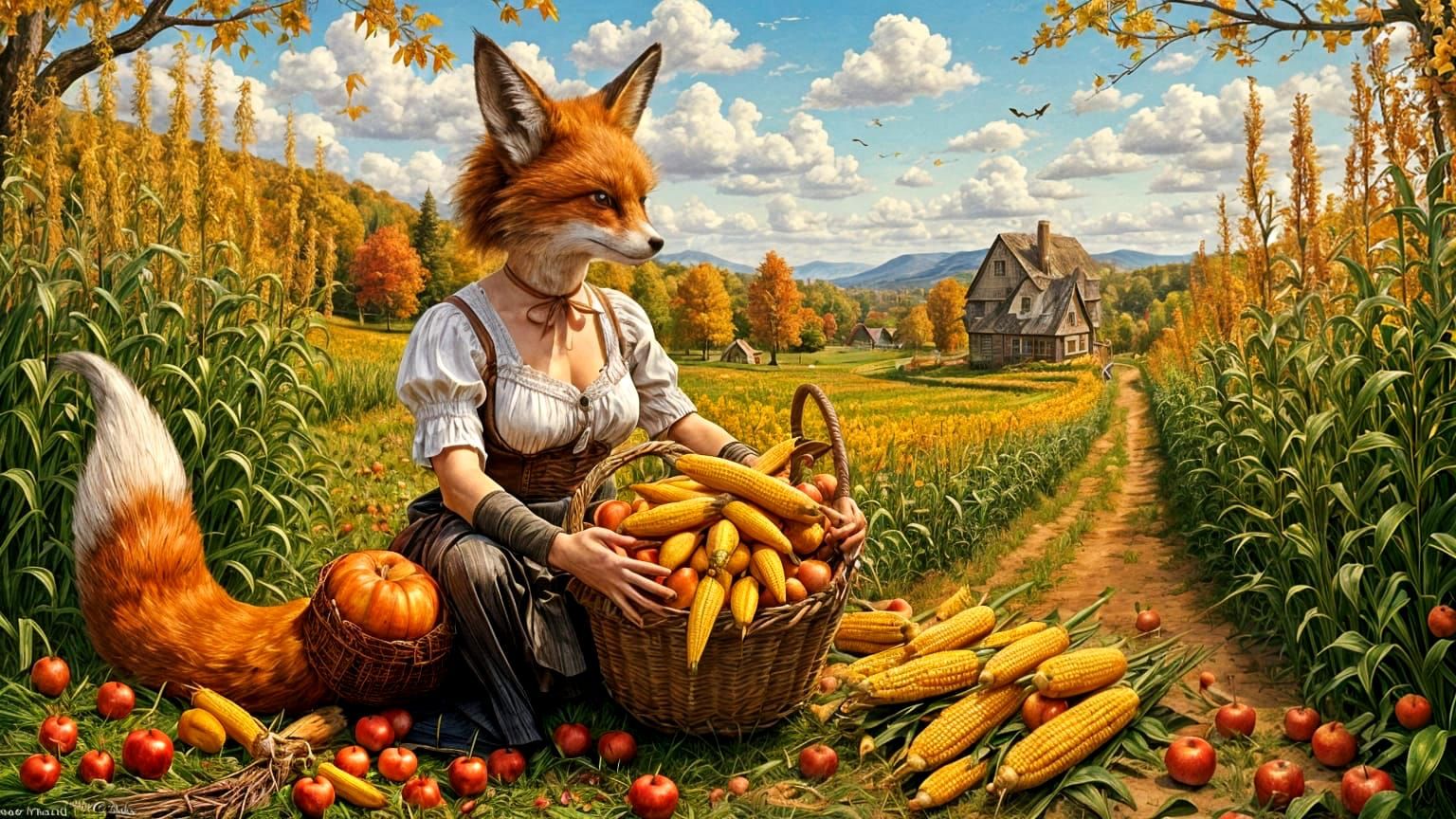 Annie Fox, the Farmer in the Dale