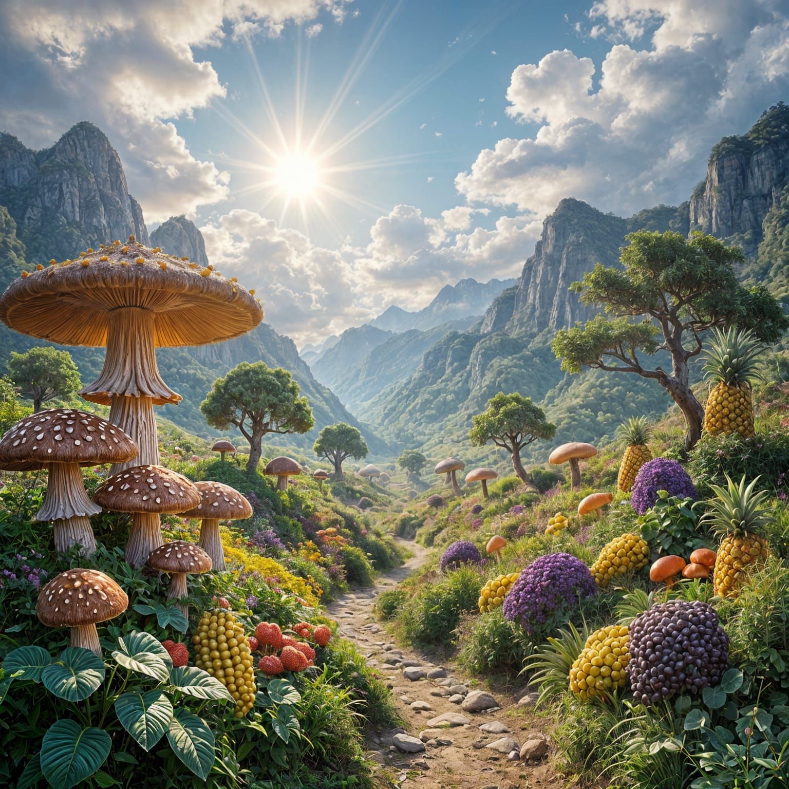 Hyperborean Vineland: A Mycoverse of Edible Landscapes