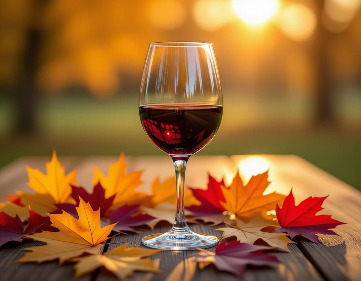 Autumn Leaves & Red Wine: A New Day Mood