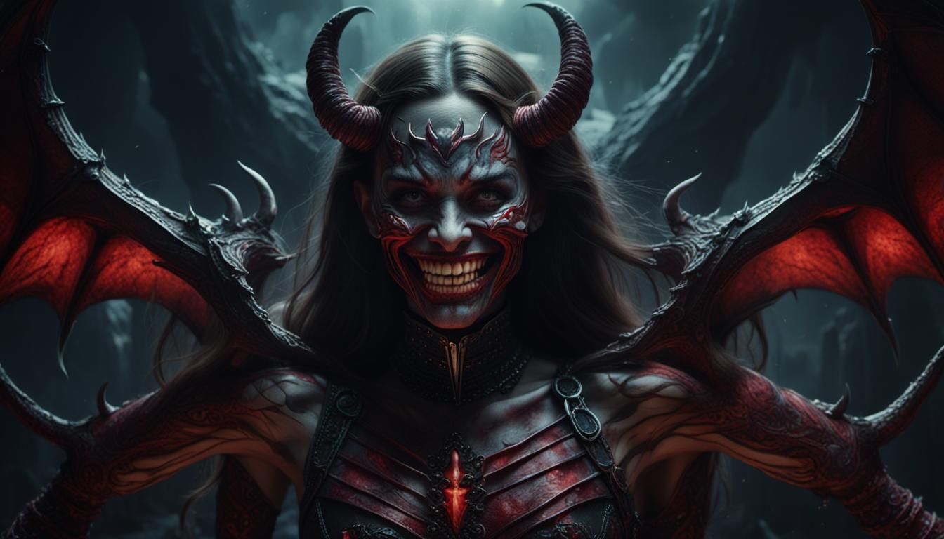 Creepy Demon Reveal: Unzipping Human Skin