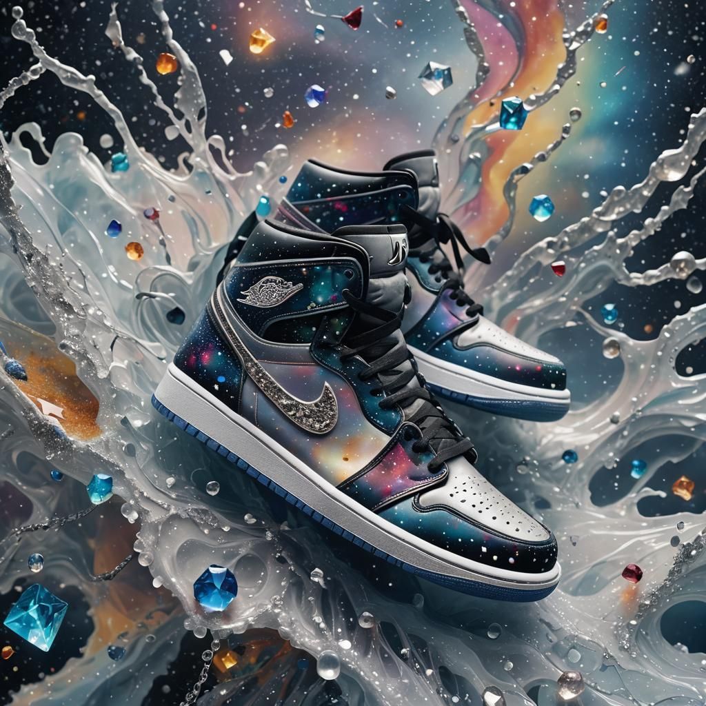 Nike Air Jordan One: Galaxy Diamond Melt