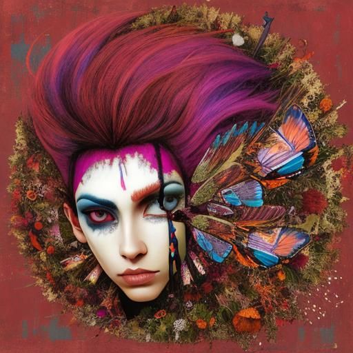 Abstract AI-Generated Art Image