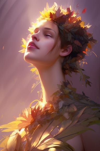 Leshy Druid Portrait in Morning Sunlight