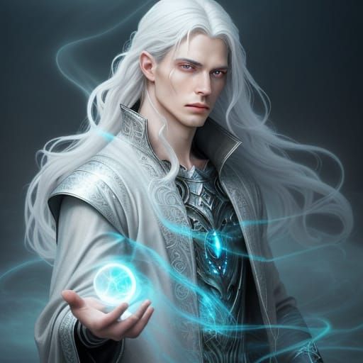 Ethereal Being in Mystical Realism Style