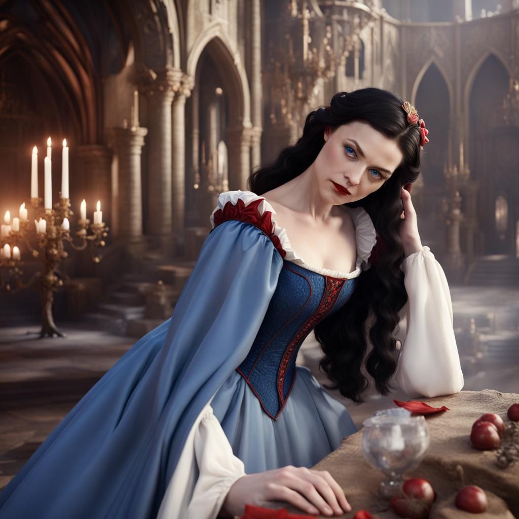 Snow White in 13th Century German Gown