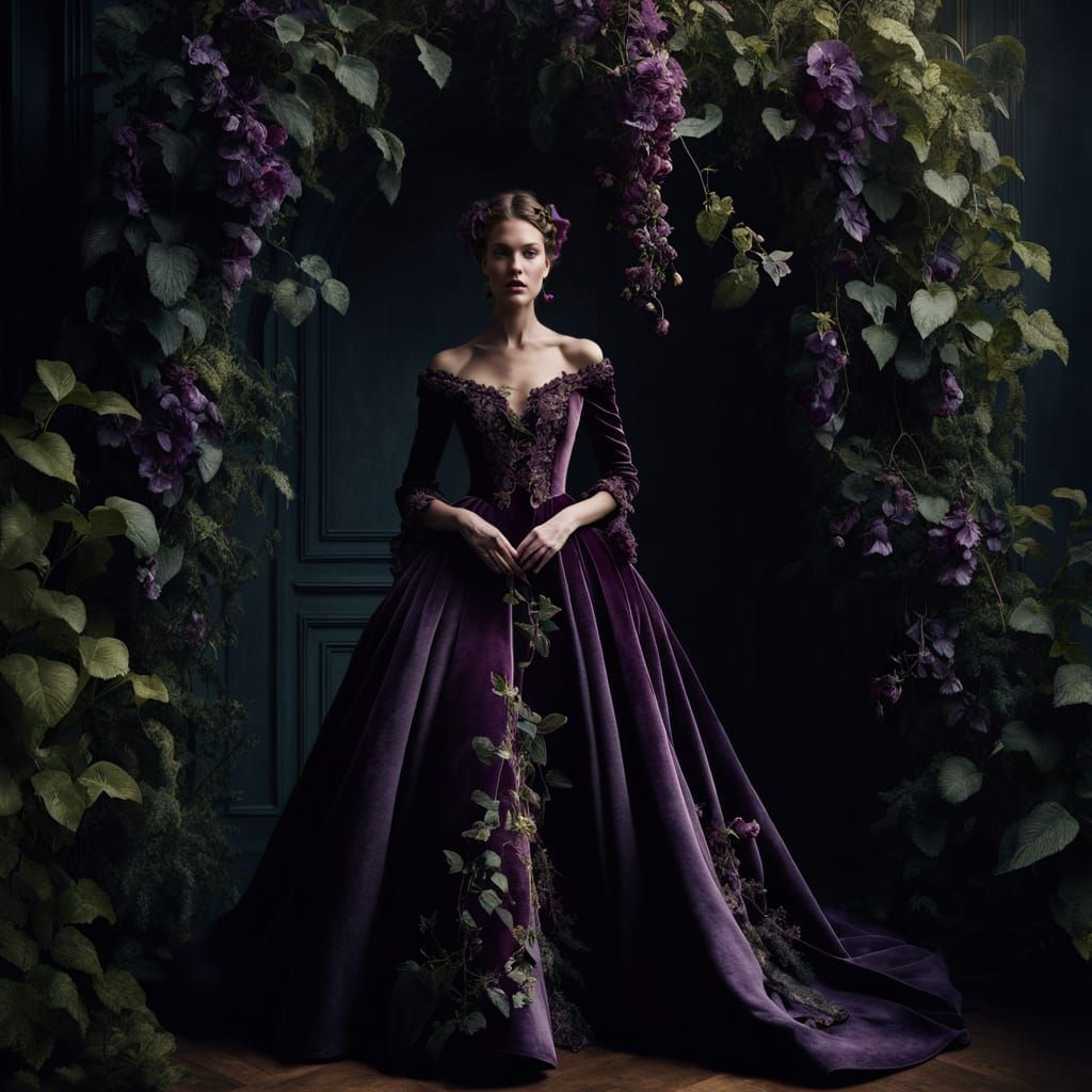 "Botanical Queen" – Atropa Belladonna (Deadly Nightshade)
💫...