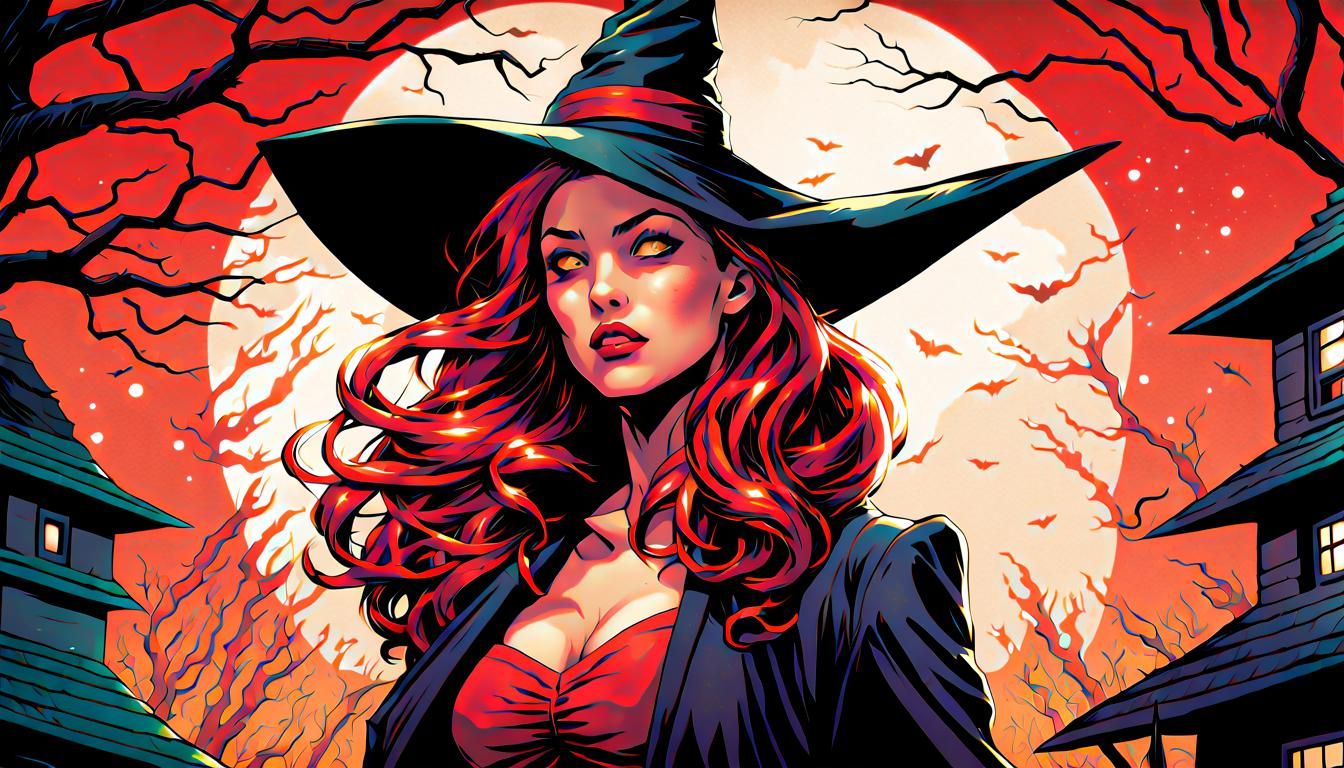 Scarlet Witch Comic Book Art by Mark Brooks