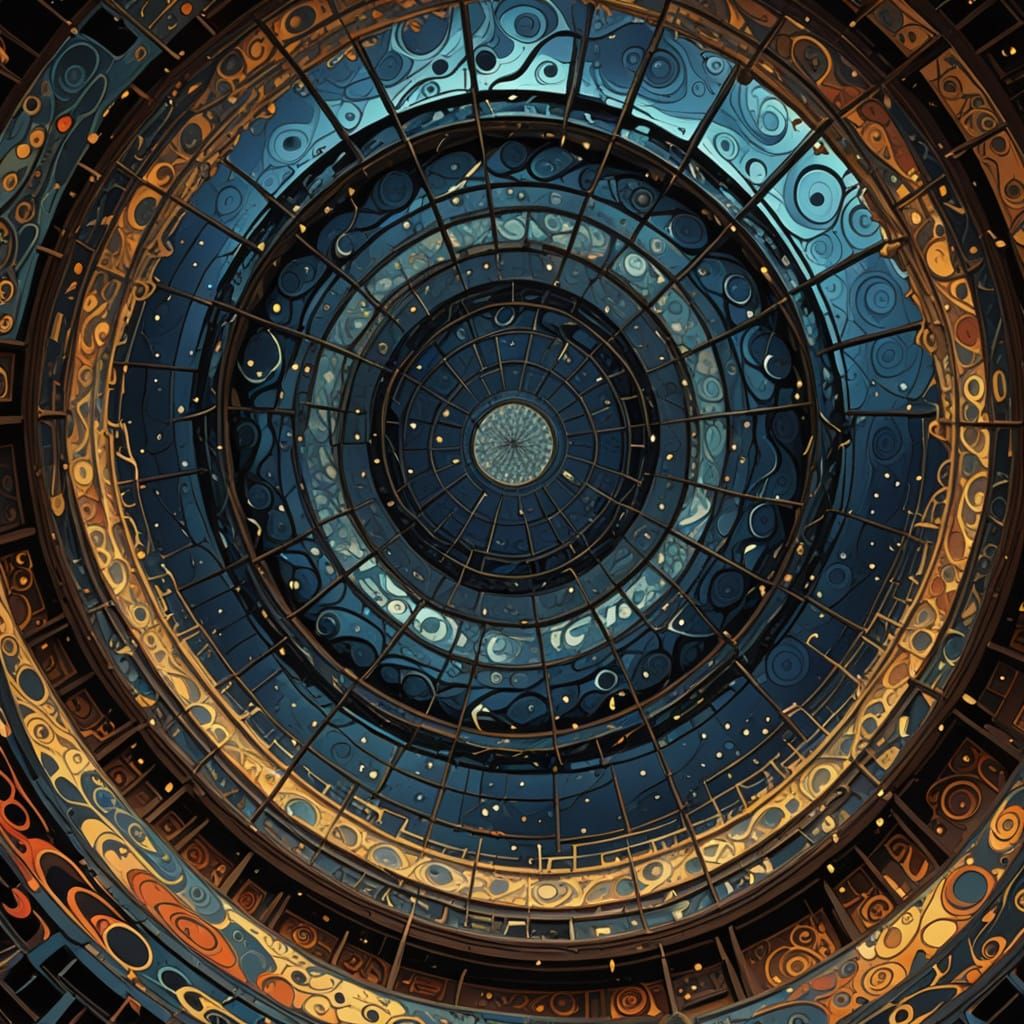 Abstract Echo Chamber of Cloudsong Interior