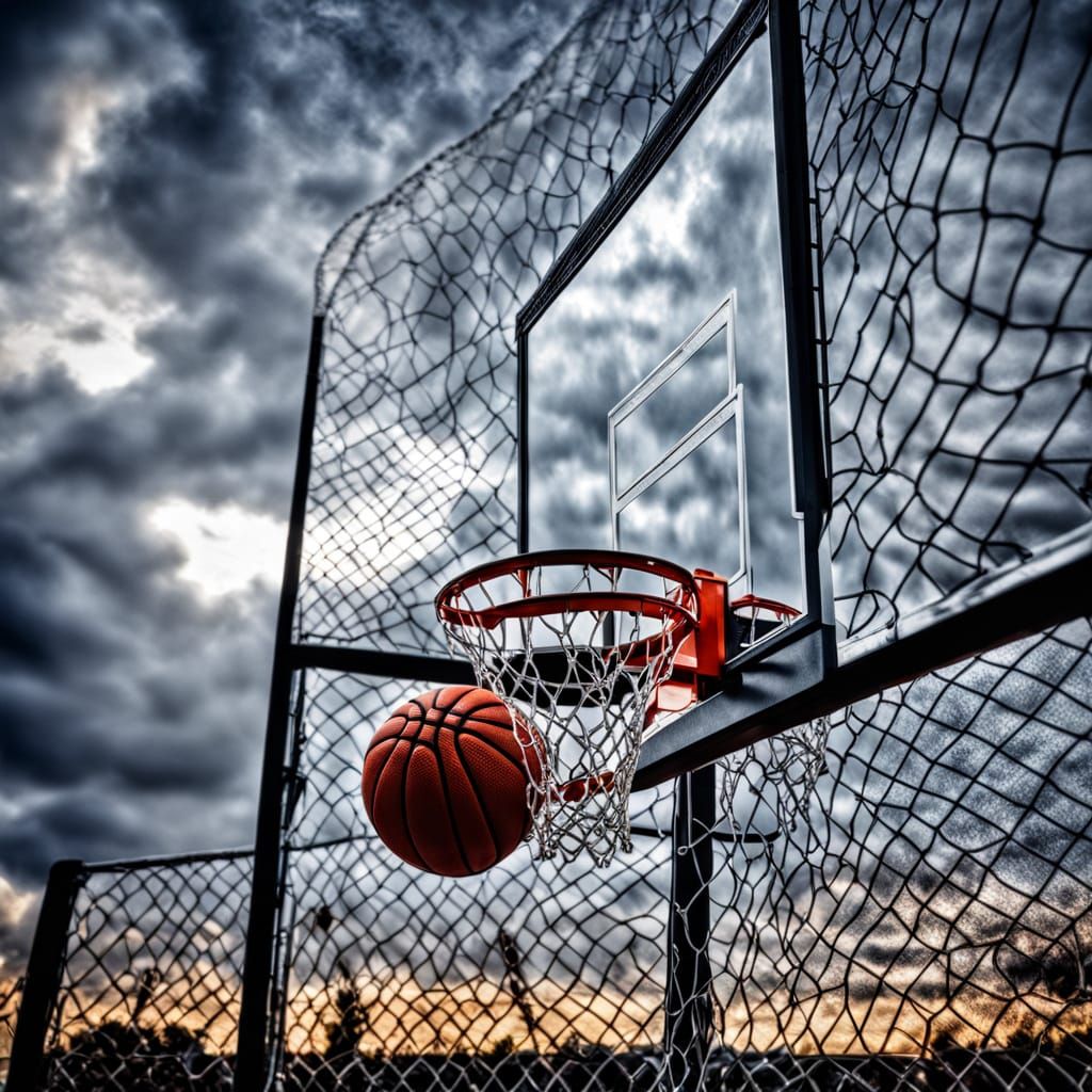 Hyperrealistic Basketball in High Definition