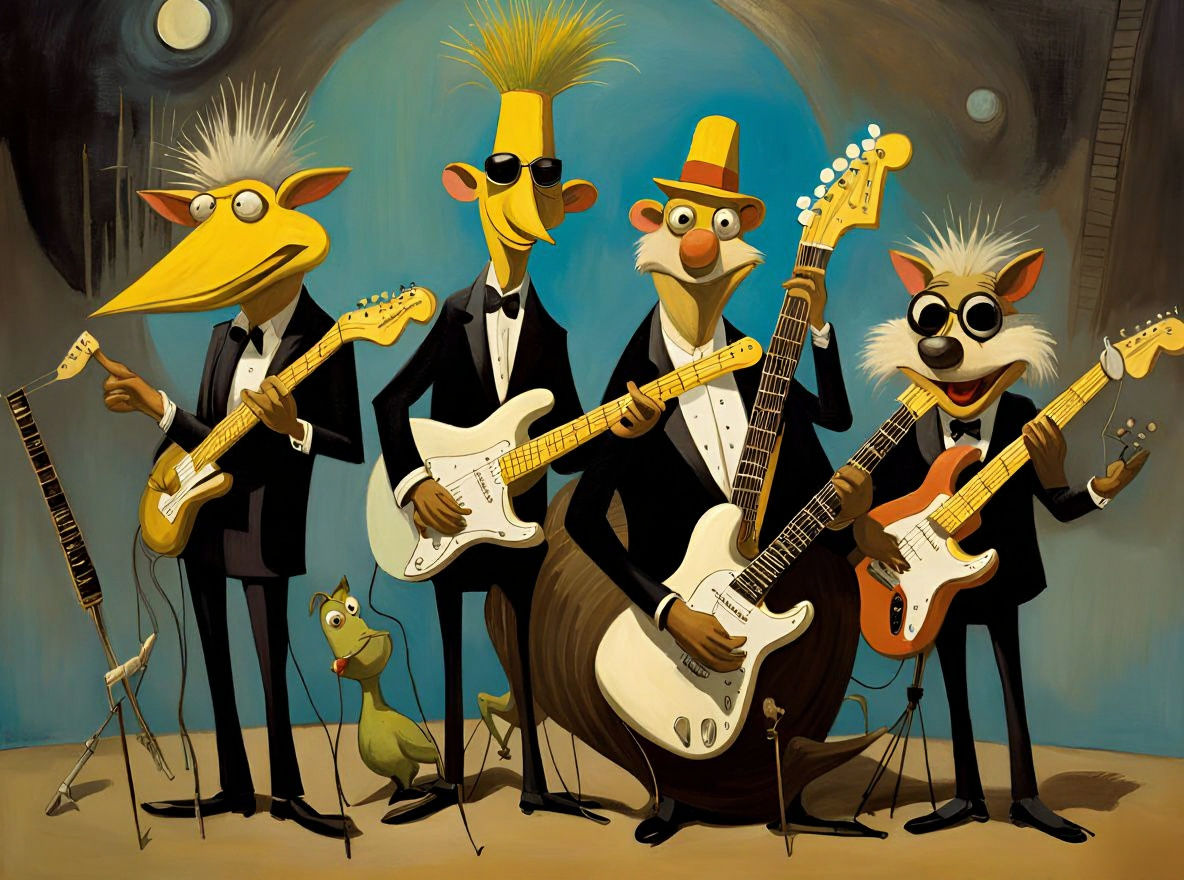 Guitar Band Sings the Hits...