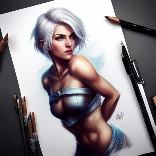 Stylized Female Character in Contemporary Comic Art