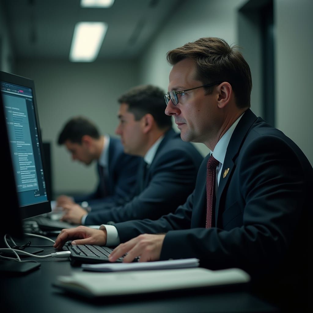 CIA Operatives in High-Stakes Espionage Mode