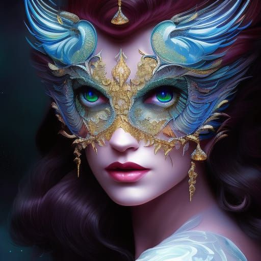 Green Eyed Masquerada