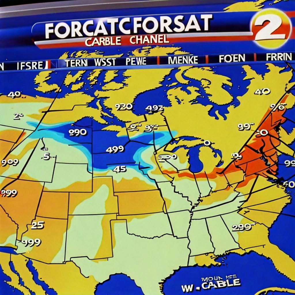 1990s Cable TV Weather Forecast