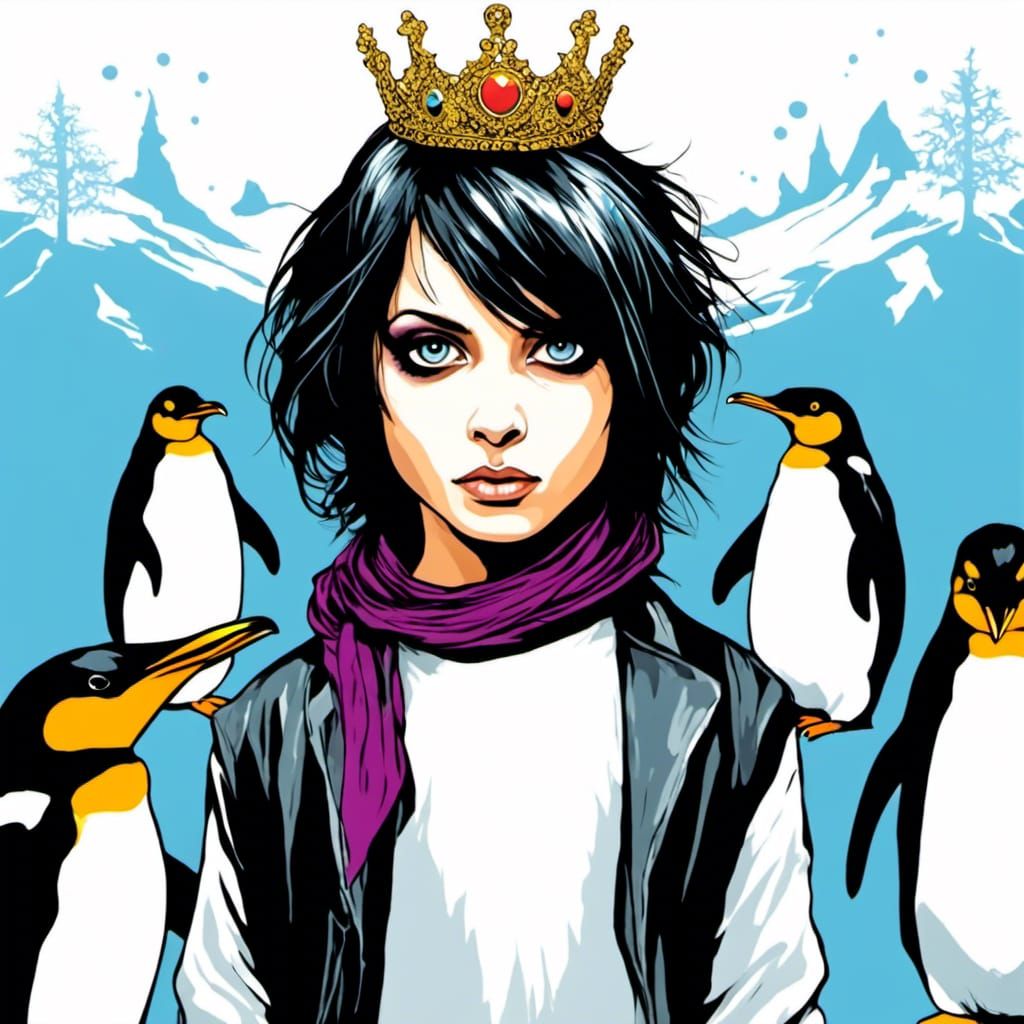 Emo Princess of Penguins in a Psychonaut Adventure