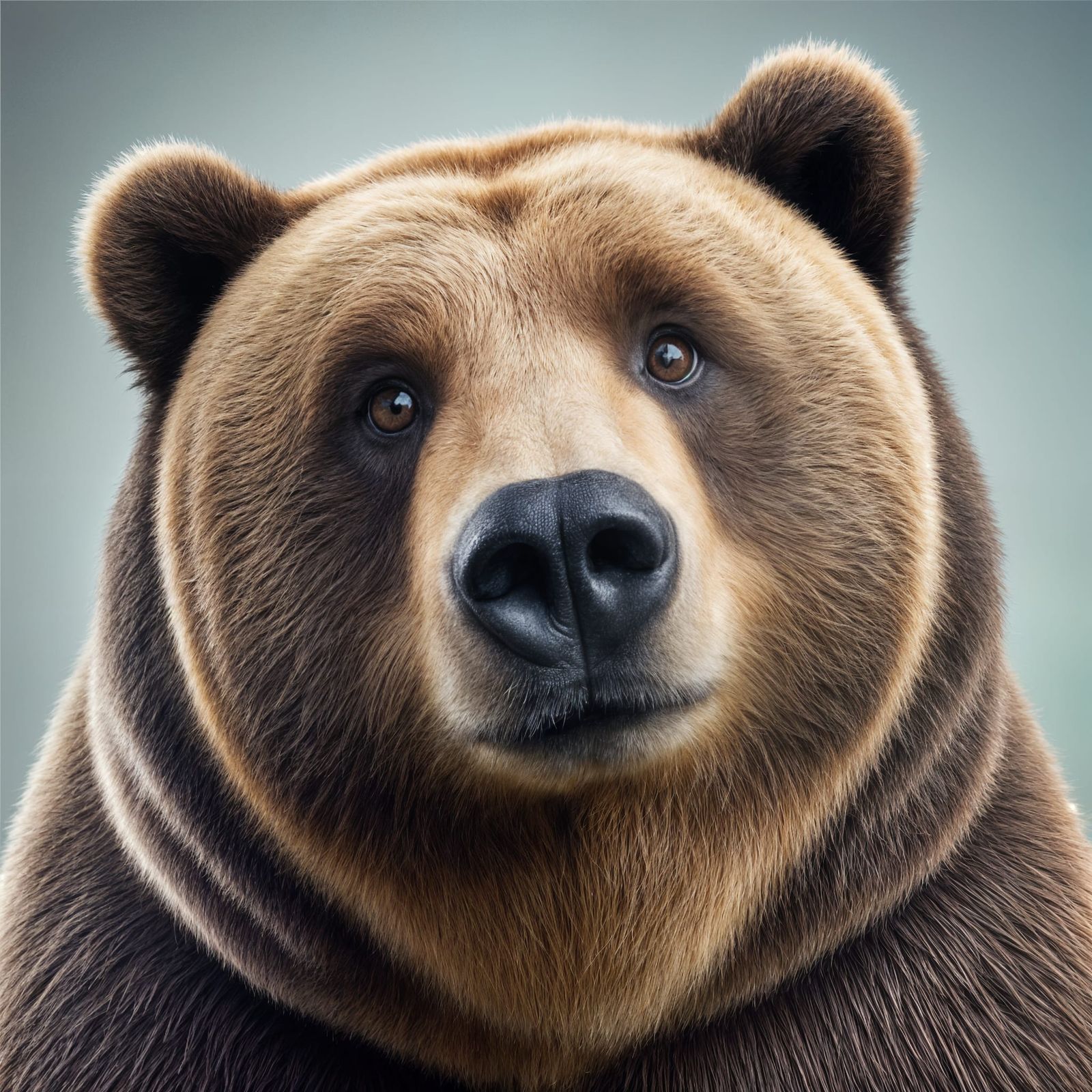 Affectionate Giant Kodiak Bear Exudes Unconditional Loyalty