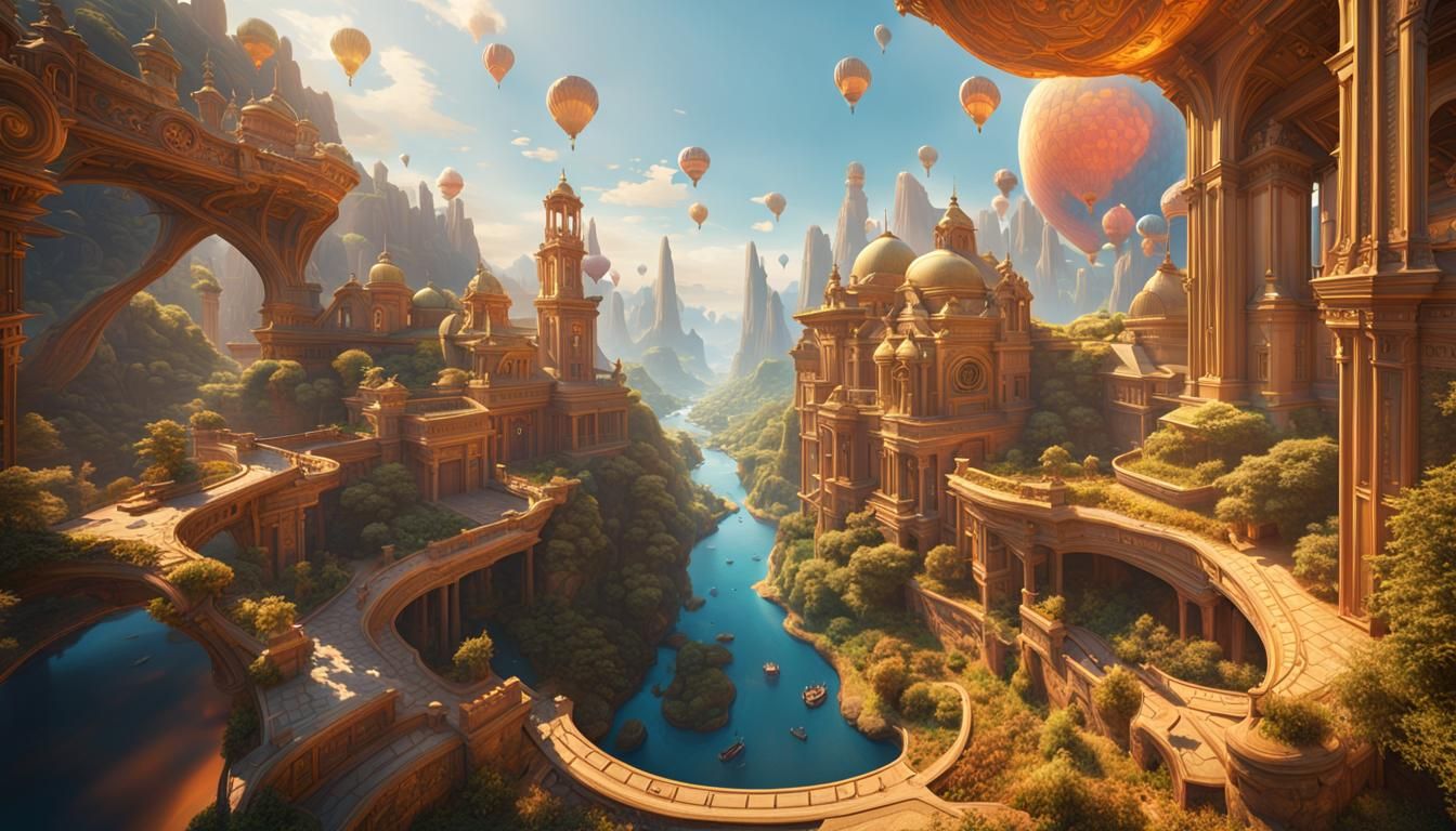 Golden Ratio Concept Art in 8k Resolution