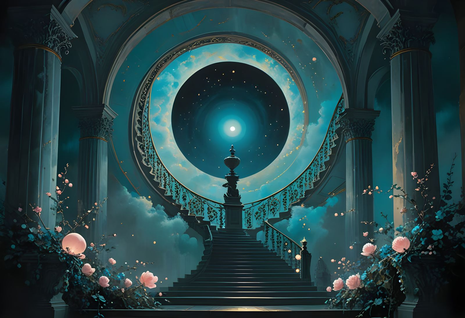 Staircase to Heaven in Shadow-Light Effect