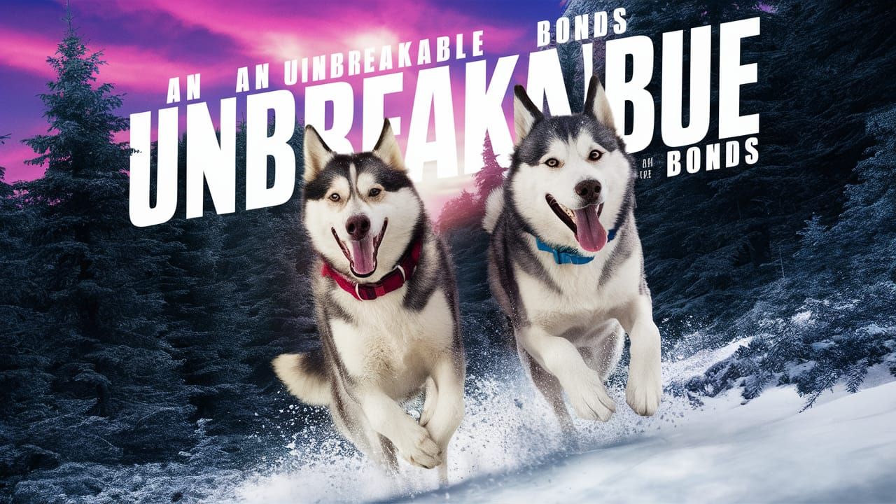 Husky Dogs Adventure: A Captivating Movie Poster
