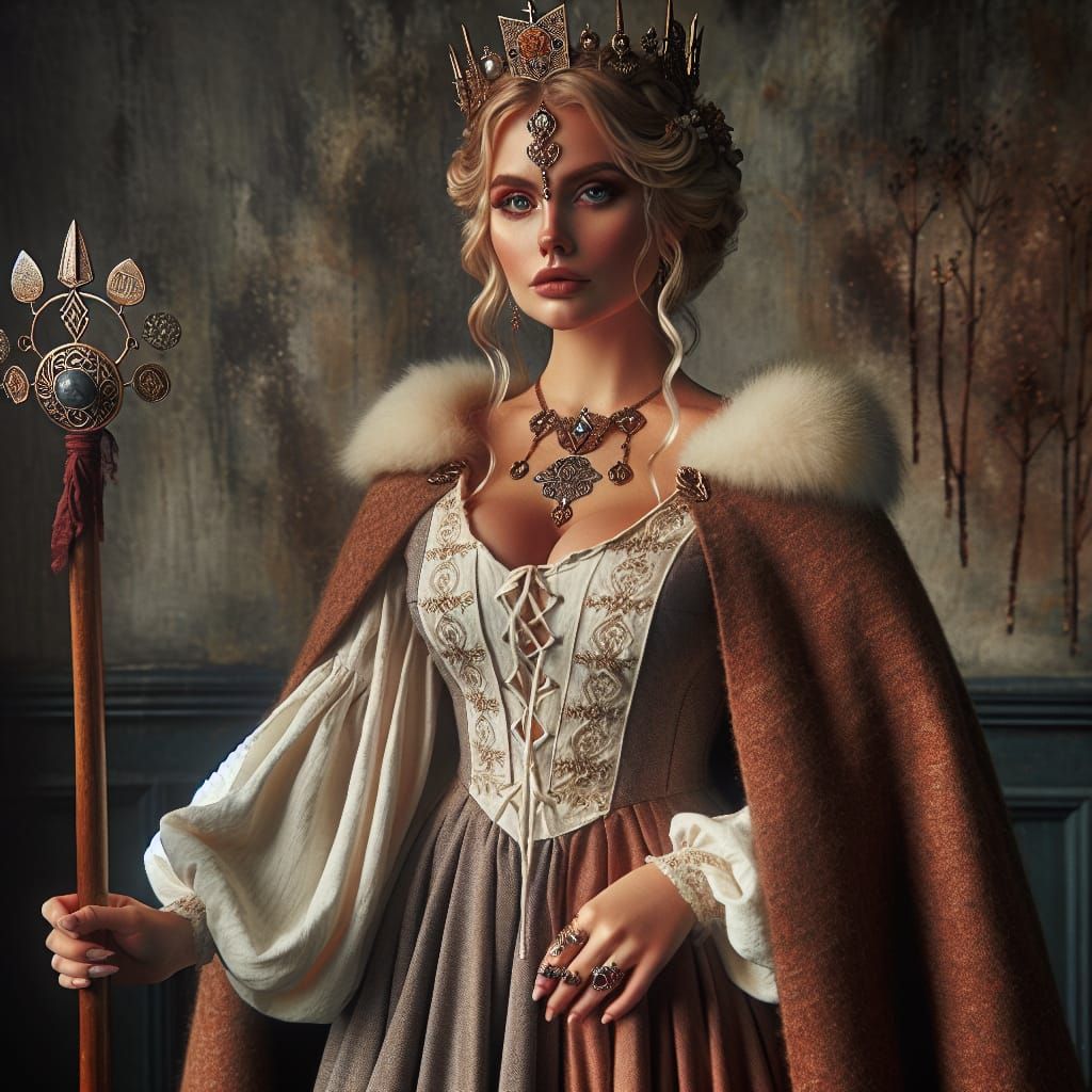 Lithuanian Goddess Indraja as Digital Matte Painting