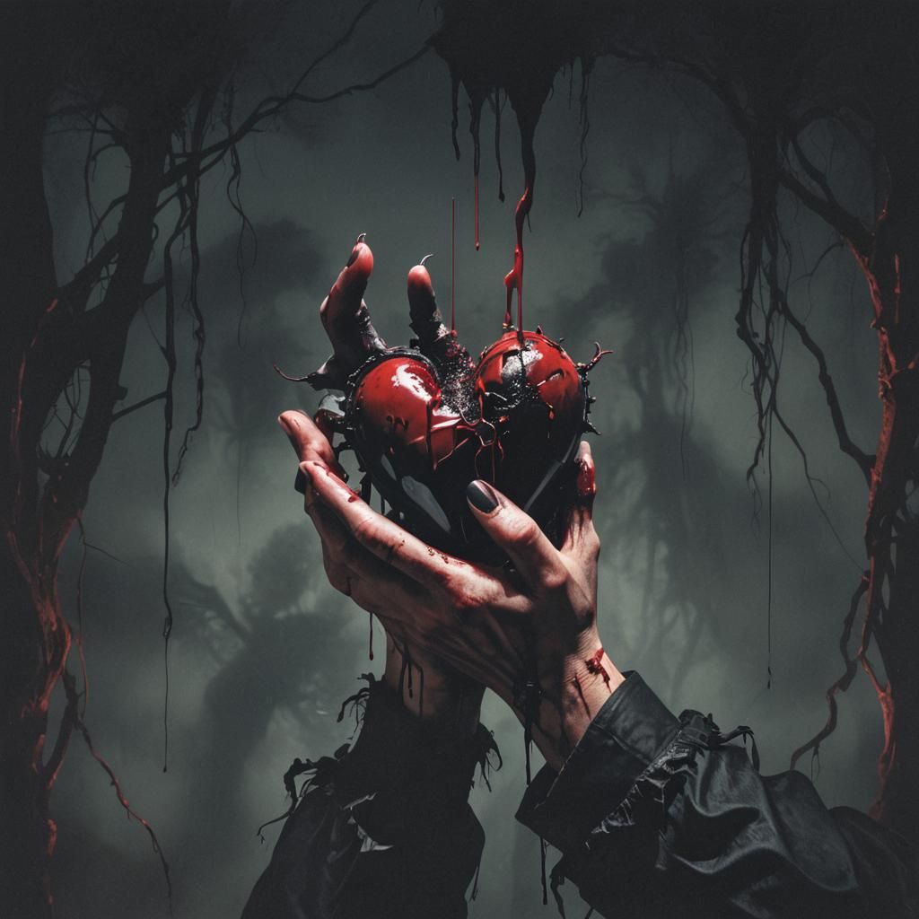 Bleeding Heart Held in Shadow