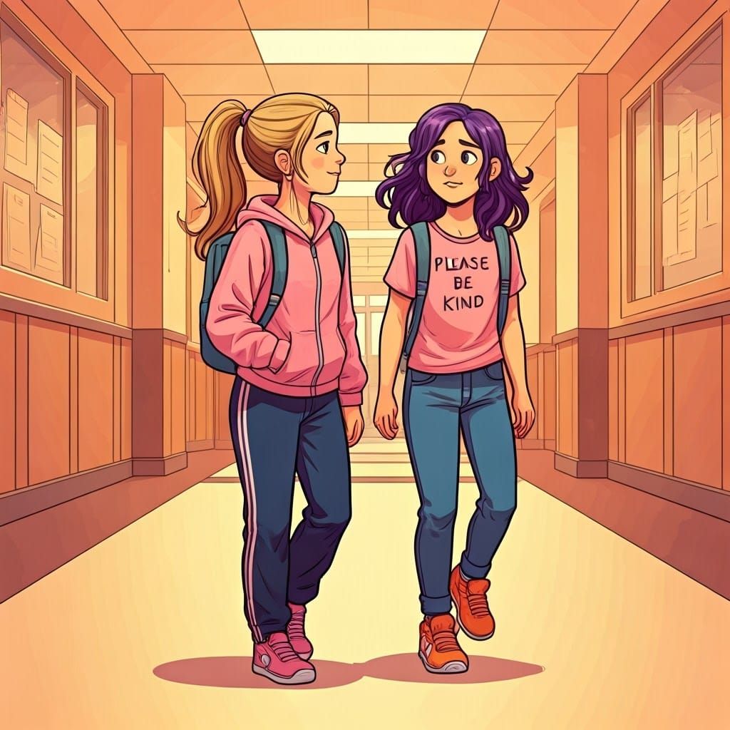 Friendly Student Tour Guide Offers Reassuring Smiles on Firs...