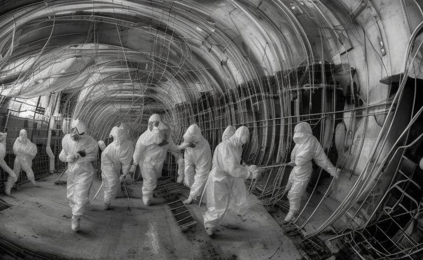 Urgent Work at Zaporizhzhia Nuclear Power Station