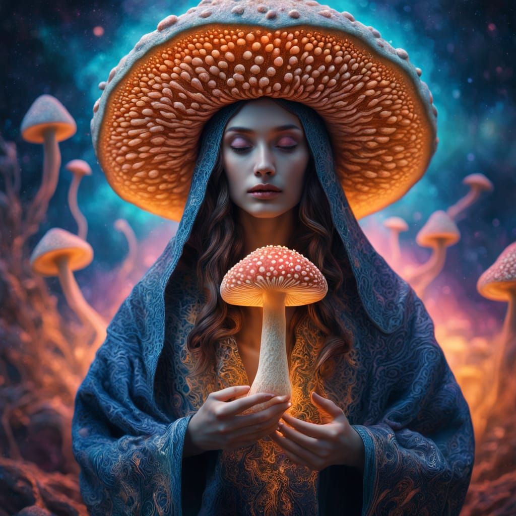 Ethereal Hippie Embarks on Cosmic Journey with Iridescent Mu...