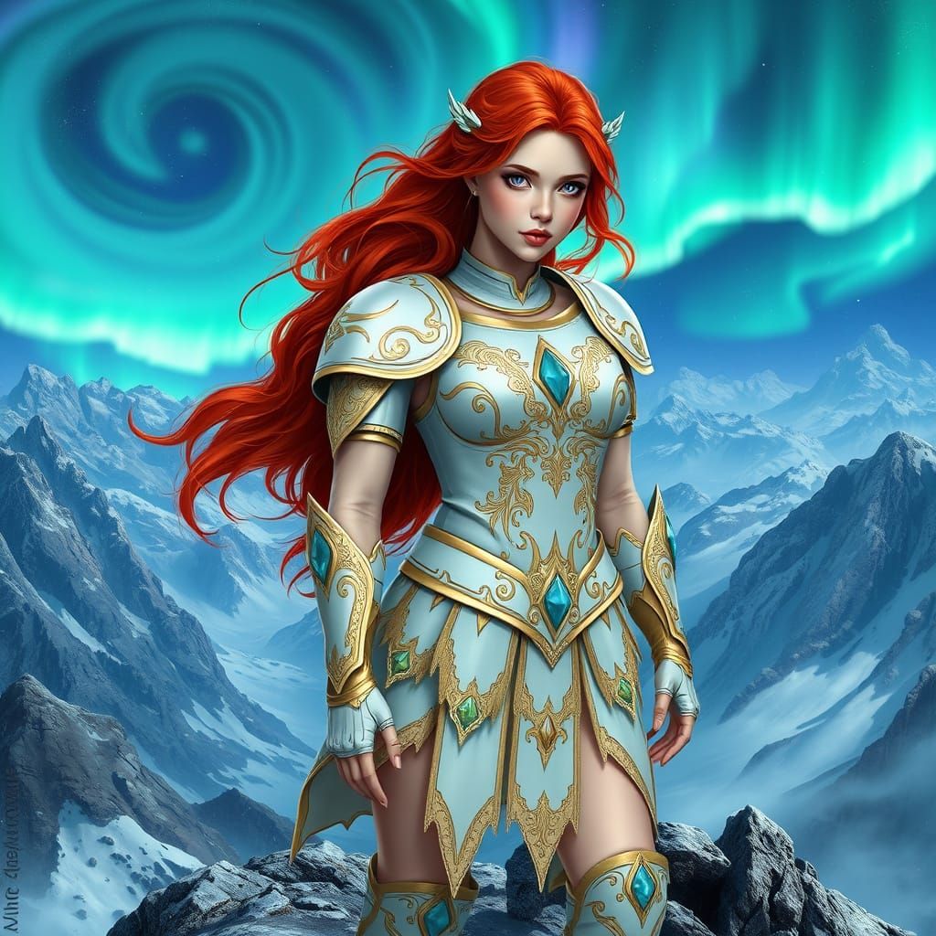 Valkyrie Goddess of the Aurora Borealis