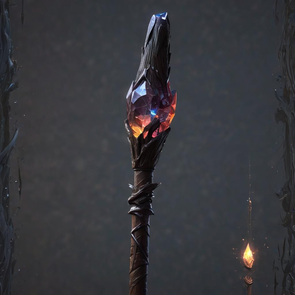 Wooden Eldritch Staff