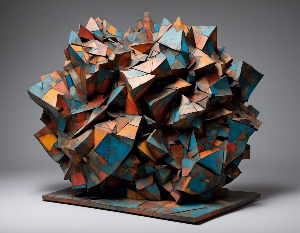 Abstract Sculpture: Broken Geometry in 3D