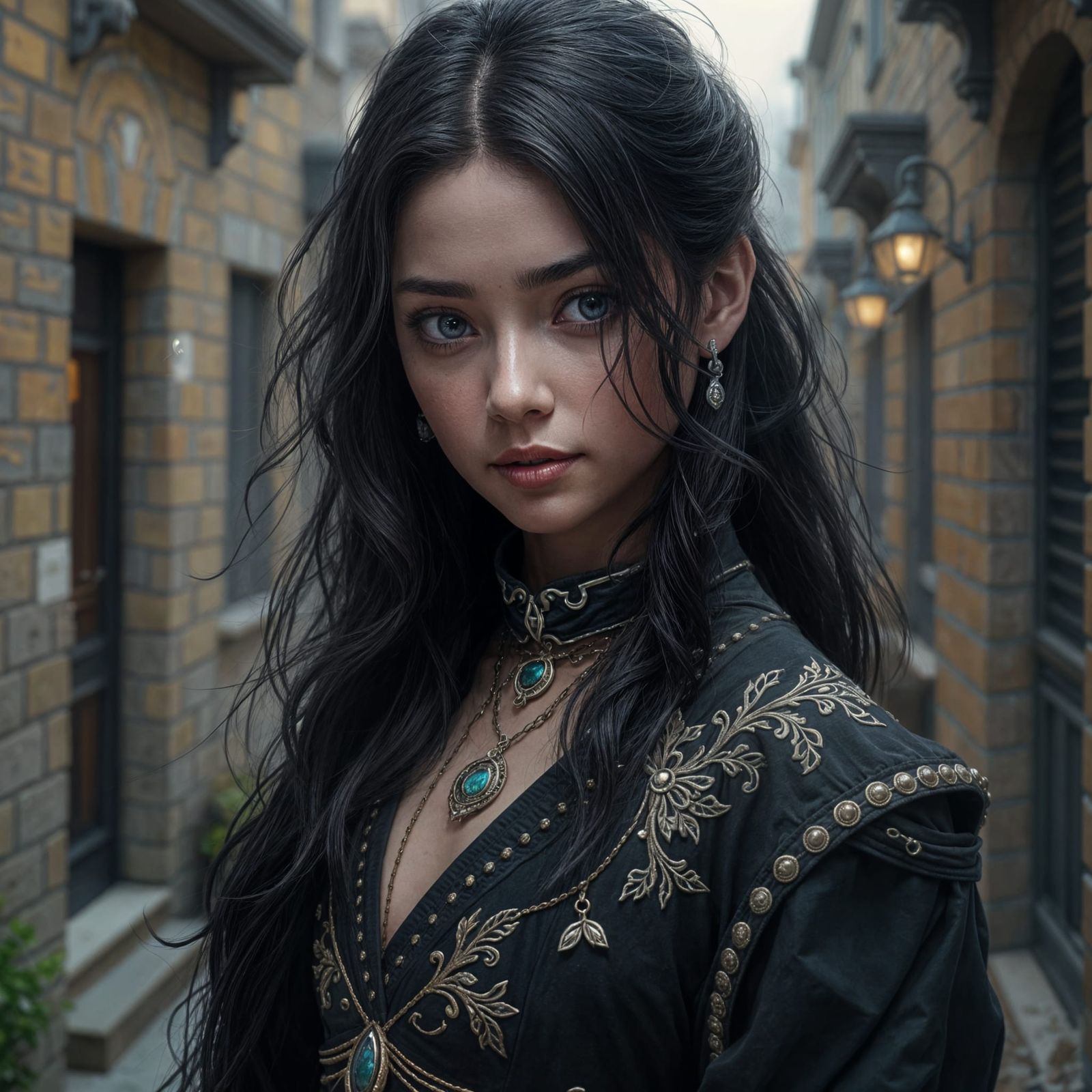 Enchanting Assassin Apsalar in Ethereal Lighting