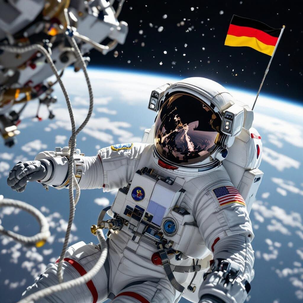 Astronaut's Desperate Plight in Deep Space