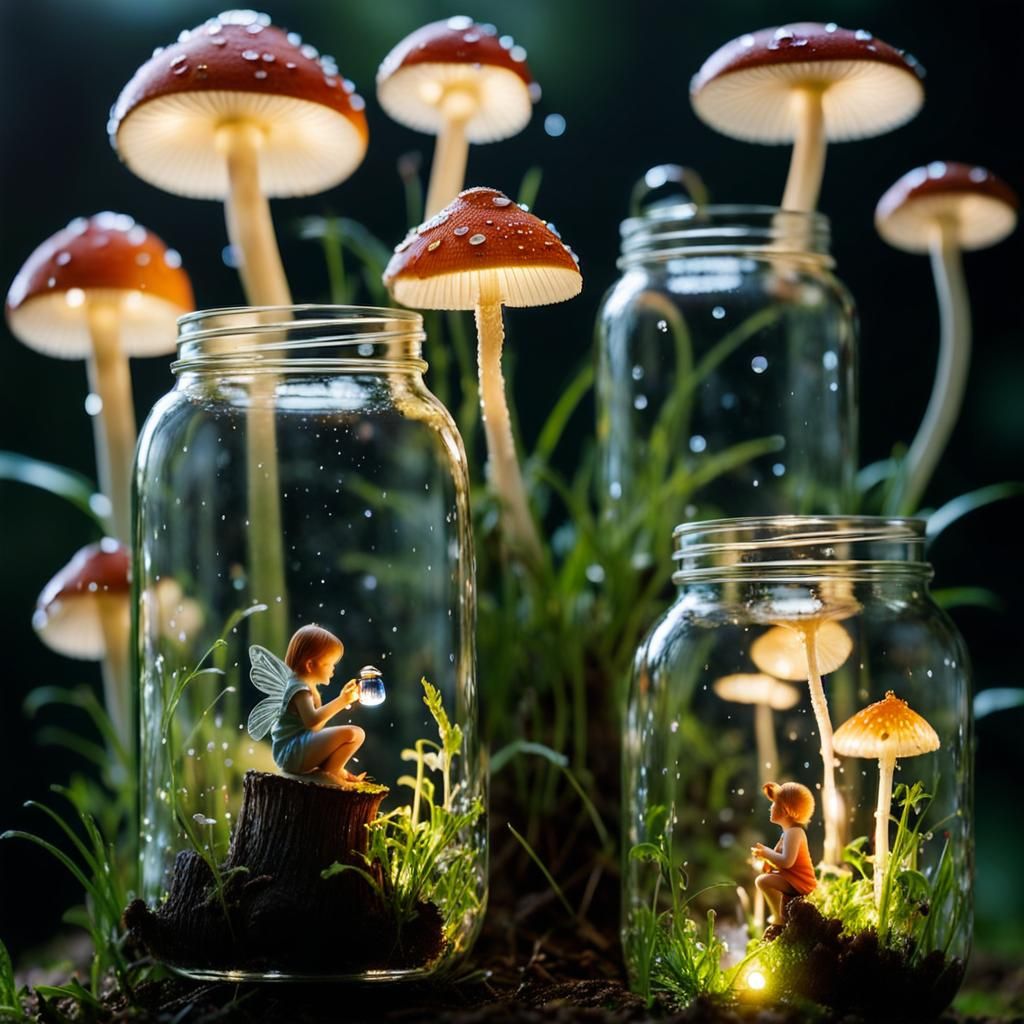 Fairy in a Jar: Macro Photography