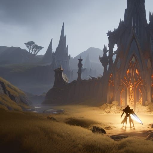 Dark Fantasy Dungeons and Dragons Concept Art