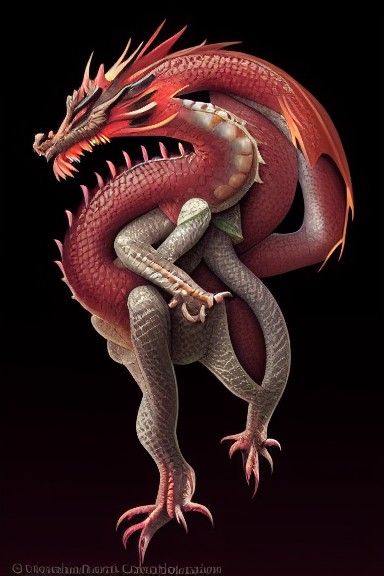 Epic Dragon Fight: A Clash of Titans