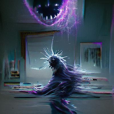 Sinister Figure in a Dark Fantasy Art Style