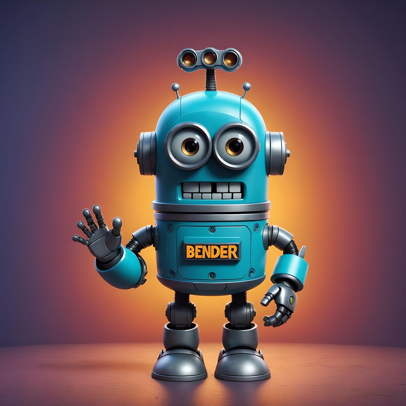 Bender as 3D Digital Art