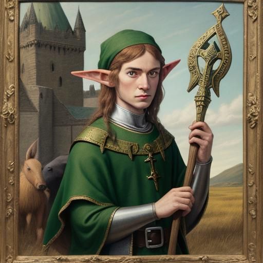Elf Macbeth: Patron Saint of Aardvarks Portrait