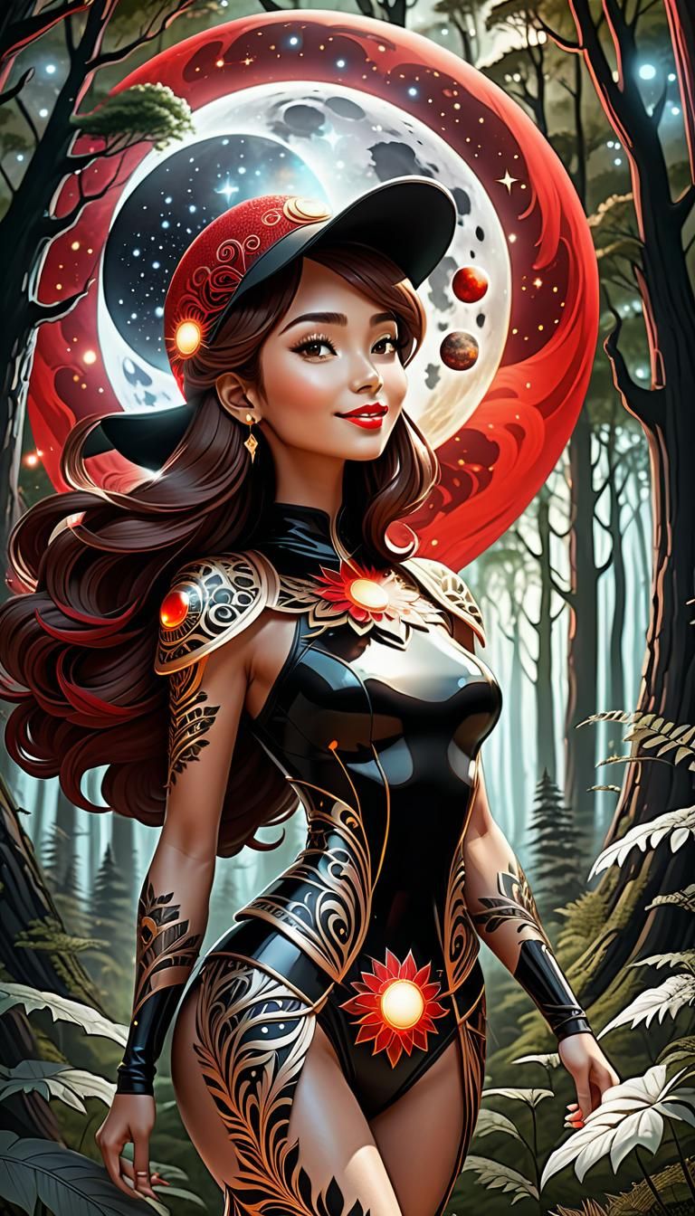 Red Witch Annie (In different clothing)